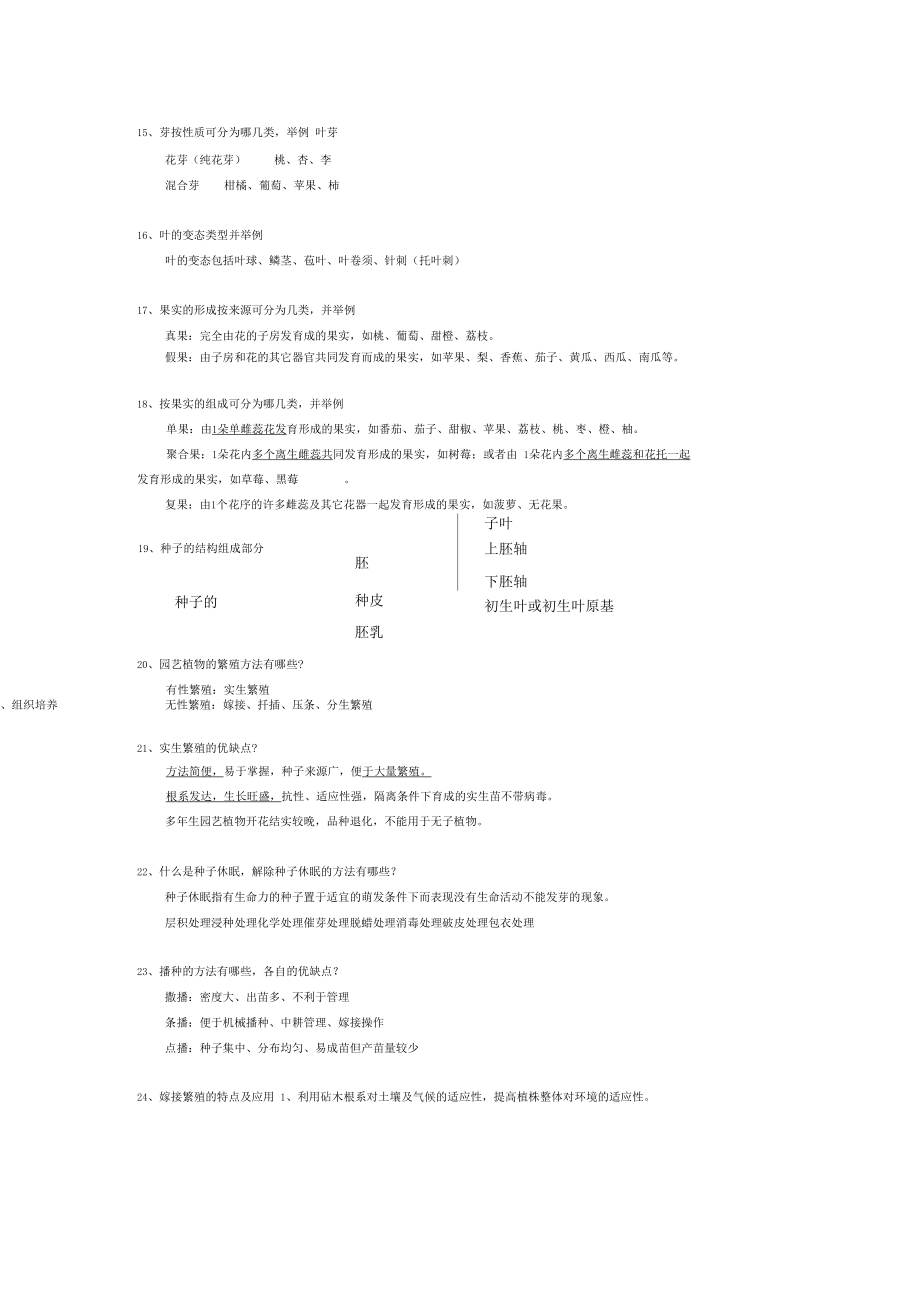 園藝概論復(fù)習(xí)知識點(diǎn)_第5頁