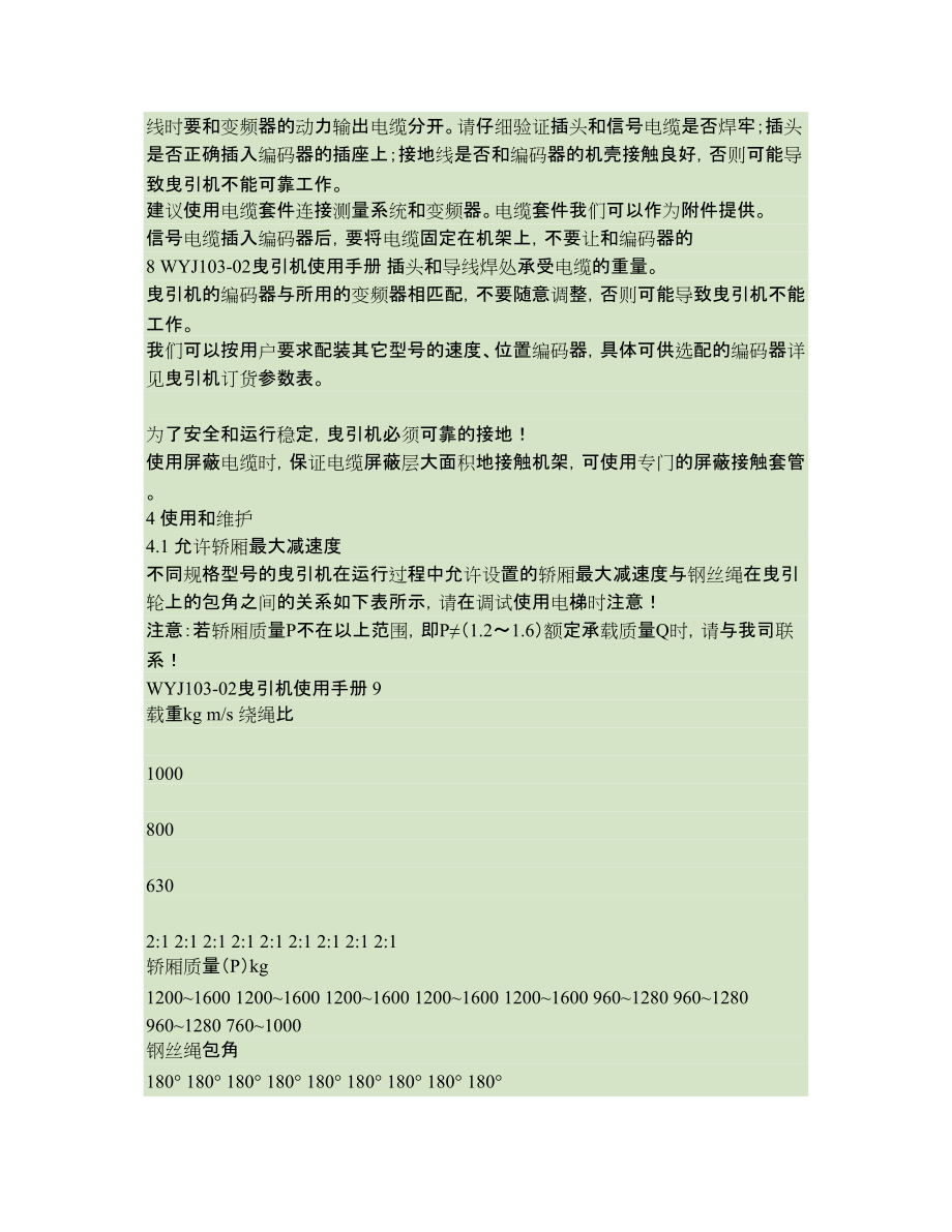 WYJ103-02曳引機使用手冊07814_第5頁