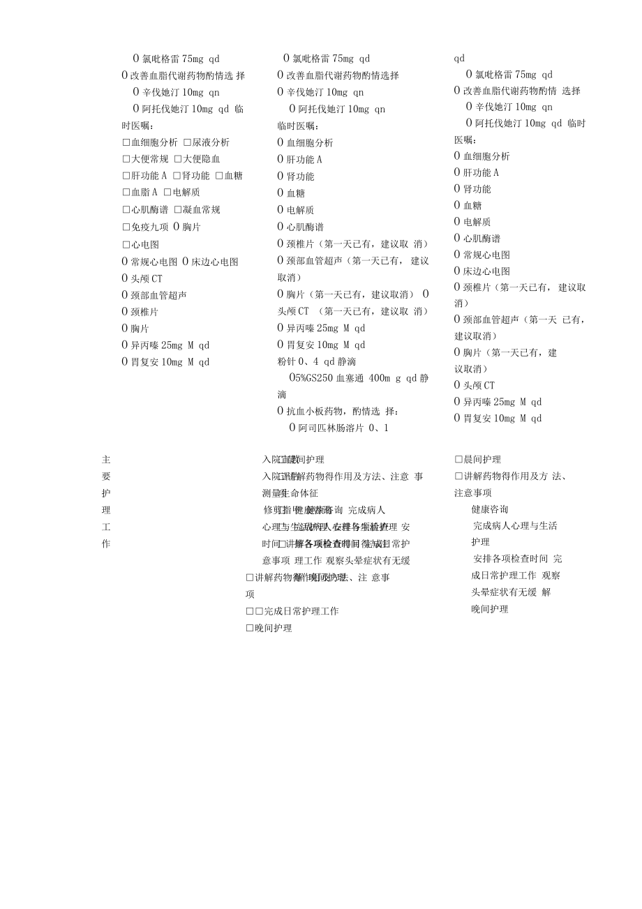 椎基底動(dòng)脈供血不足臨床路徑_第5頁(yè)