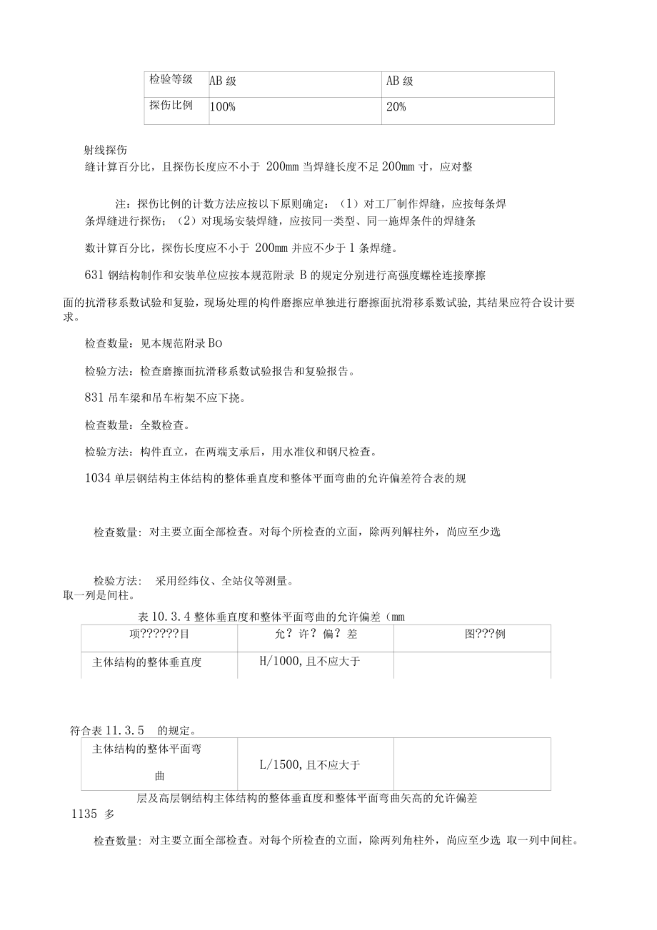 钢结构施工验收规范强制性条文汇总_第4页