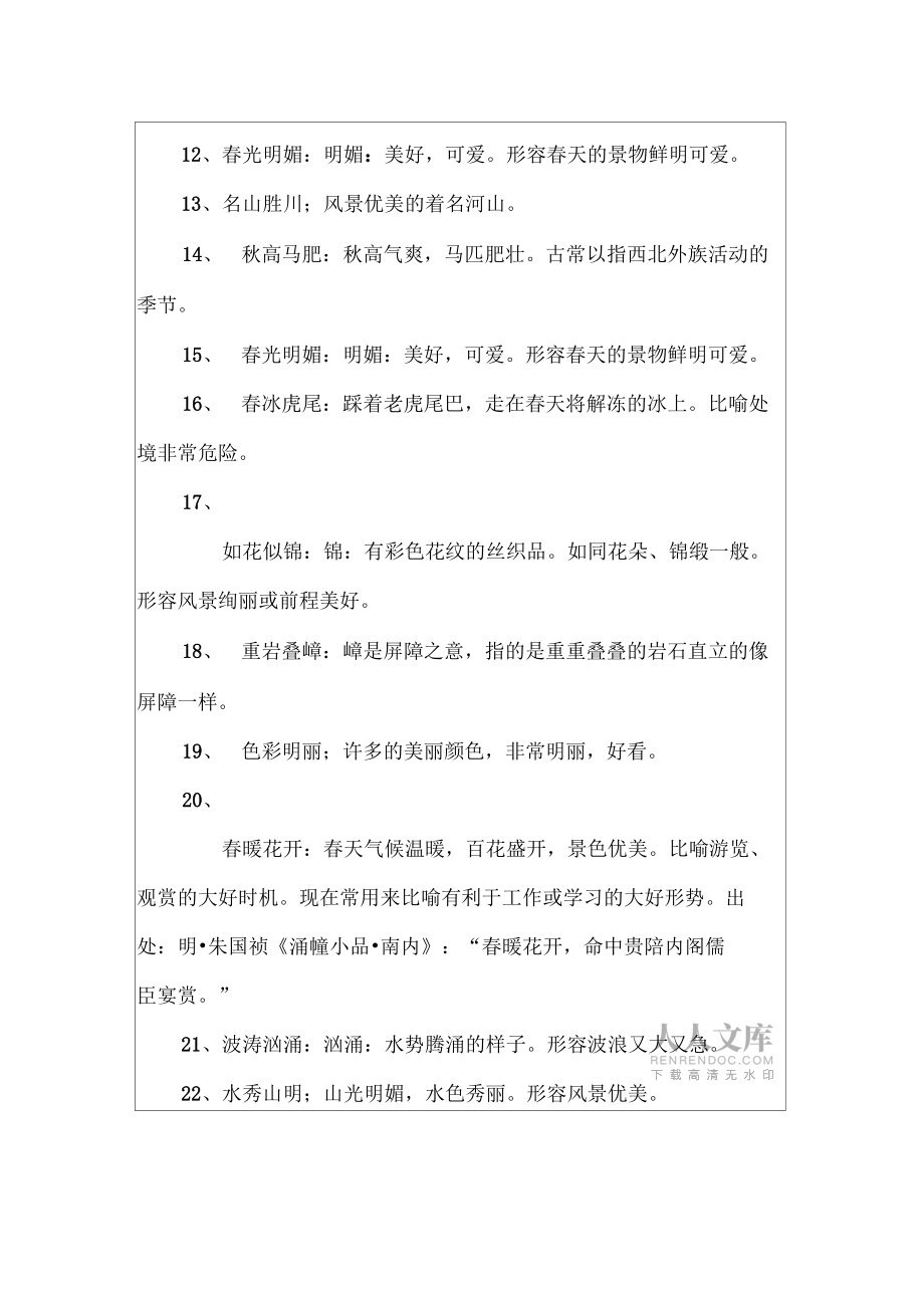 反映风景优美的词语_第2页