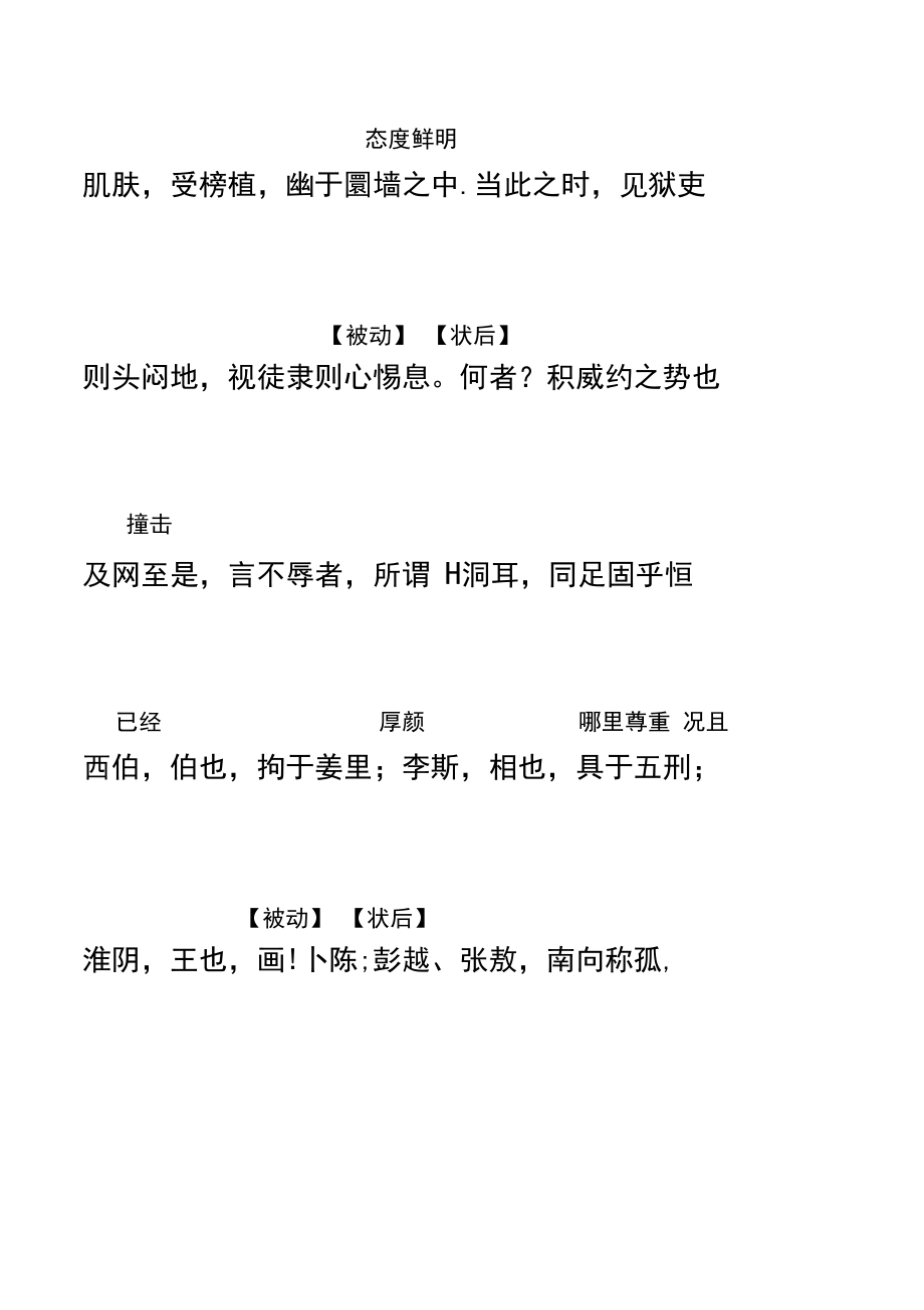 报任安书原文重点字词翻译_第4页