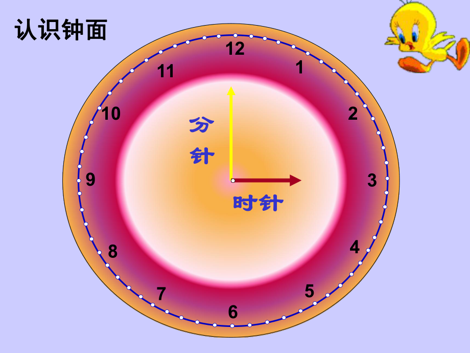 人一年級數學上冊《認識鐘表》第一課時課件_第3頁