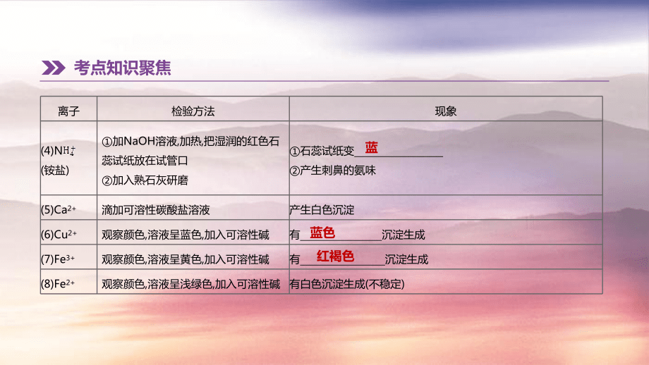 (全國(guó)版)2021版中考化學(xué)復(fù)習(xí)第五單元科學(xué)探究第17課時(shí)物質(zhì)的檢驗(yàn)與鑒別、分離與提純課件_第4頁