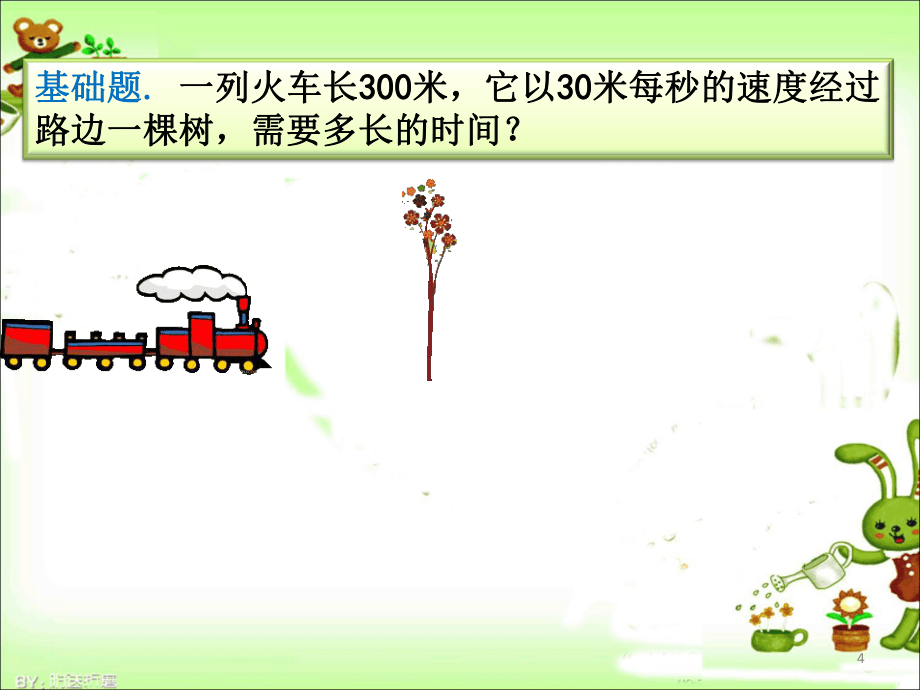 火車(chē)過(guò)橋問(wèn)題四年級(jí)(課堂PPT)_第4頁(yè)
