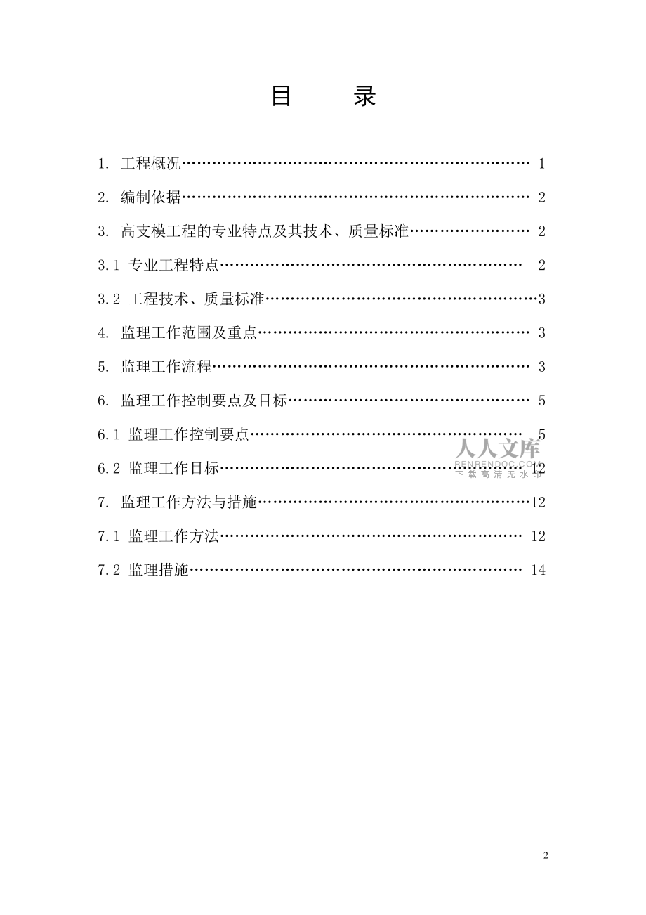 高支模监理实施细则_第2页