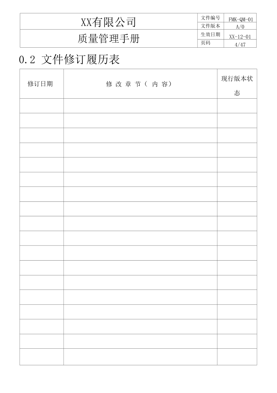 ISO9001:2015质量管理手册_第4页