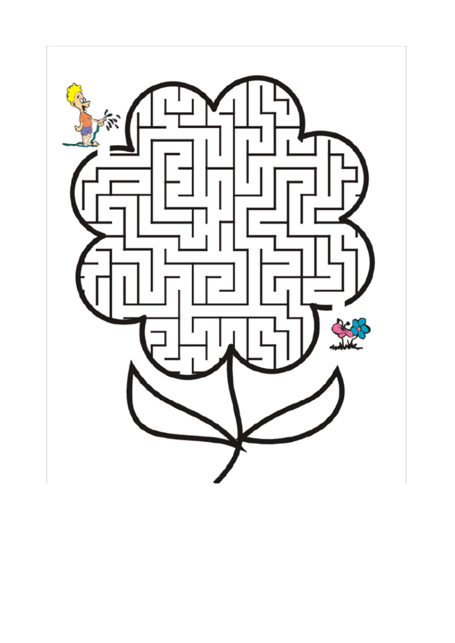 儿童早教专注力训练黑白季节迷宫大冒险训练打印版_第5页