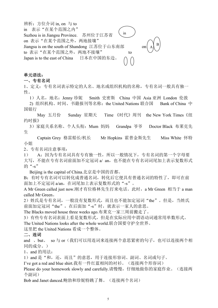滬教版 七下 Unit_2_講義加練習_第5頁