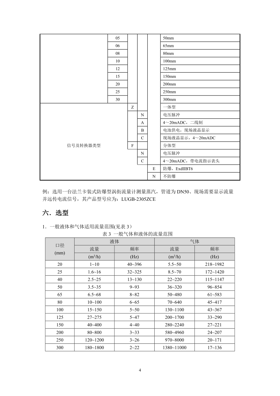 电磁流量计说明书(1)_第4页