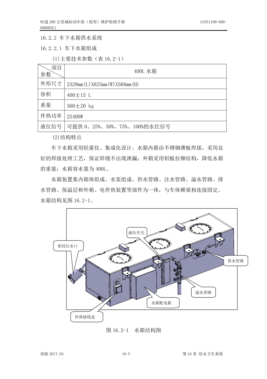 CRH6A型動車組維護(hù)說明書-第16章 給水衛(wèi)生系統(tǒng)_第5頁