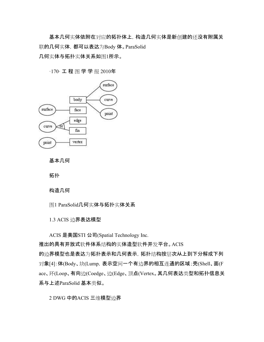 AutoCAD与ParaSolid三维边界模型信息直接交换张应中_第5页