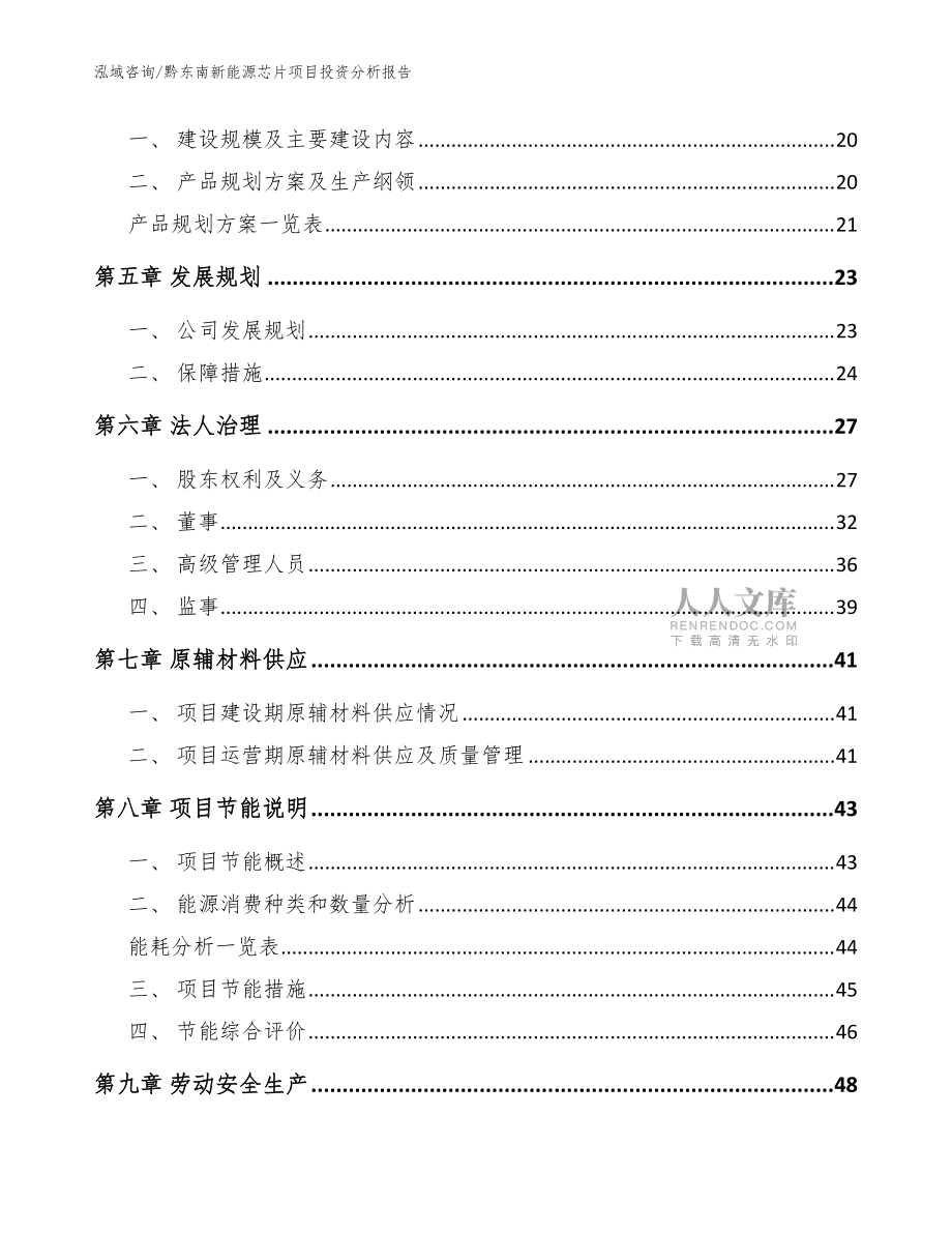黔东南新能源芯片项目投资分析报告(模板)_第2页