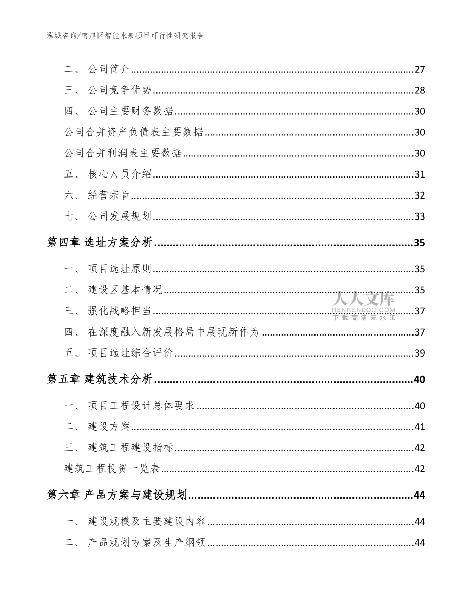 南岸区智能水表项目可行性研究报告(模板范本)_第2页