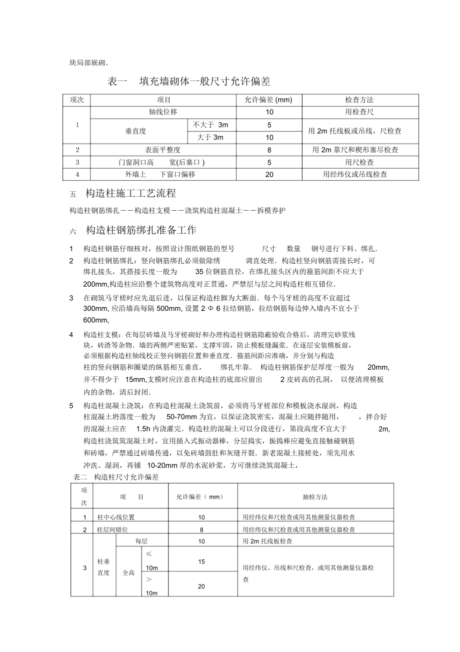 砖砌体技术交底_第3页