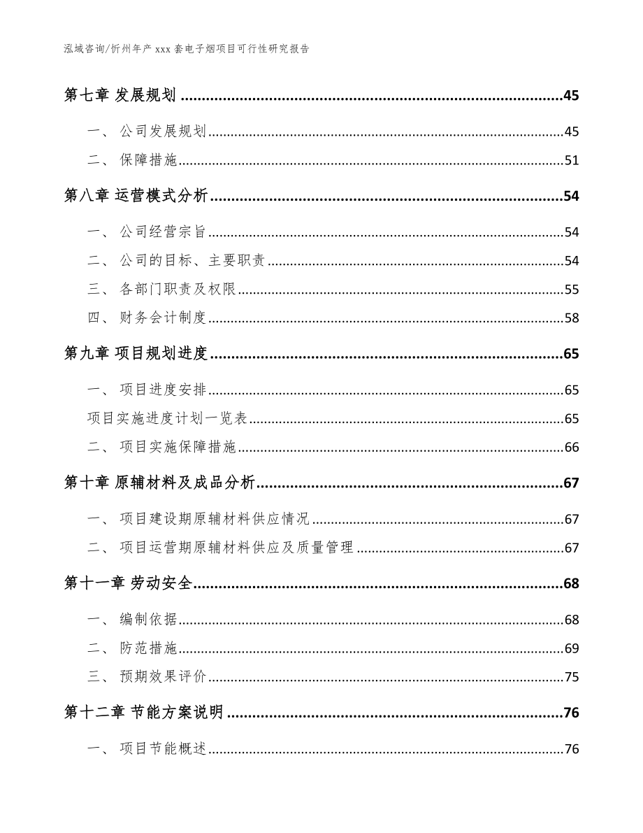 忻州年产xxx套电子烟项目可行性研究报告(范文模板)_第3页