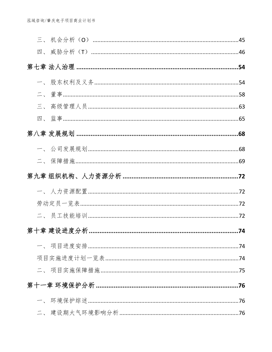 肇慶電子項目商業(yè)計劃書_范文_第4頁