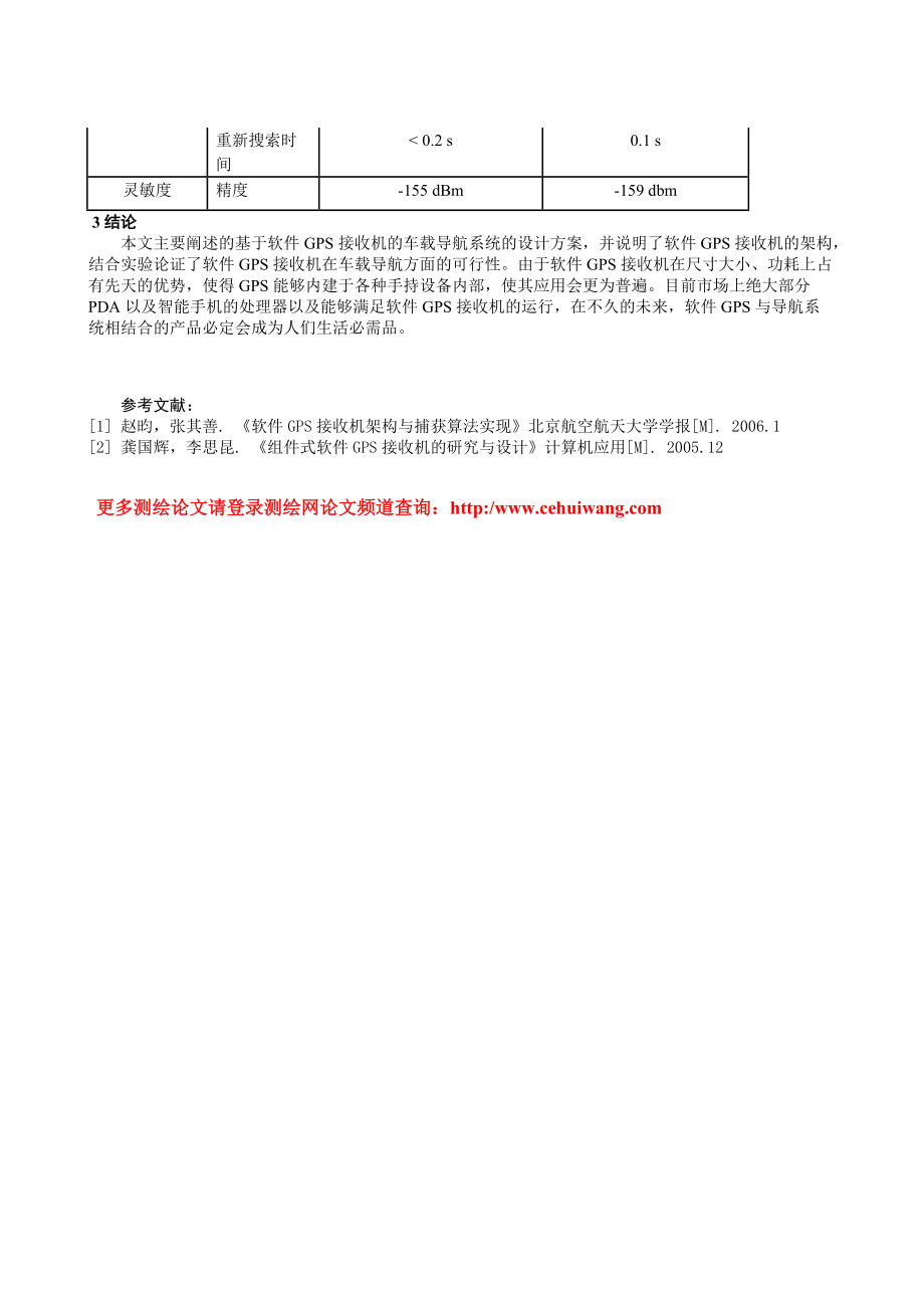 兼容軟件GPS接收機的車載導航系統(tǒng)設計_第4頁