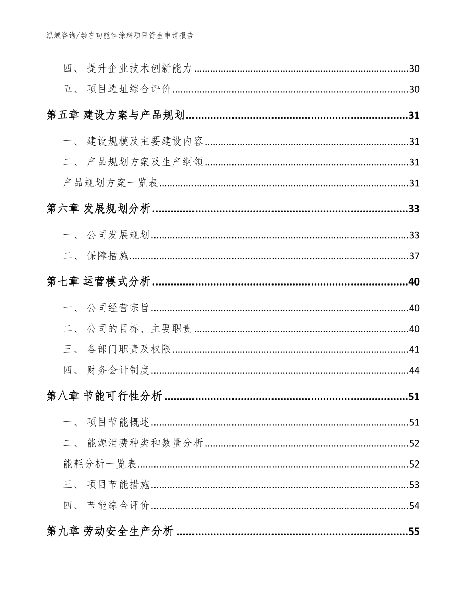 崇左功能性涂料項目資金申請報告(范文)_第3頁