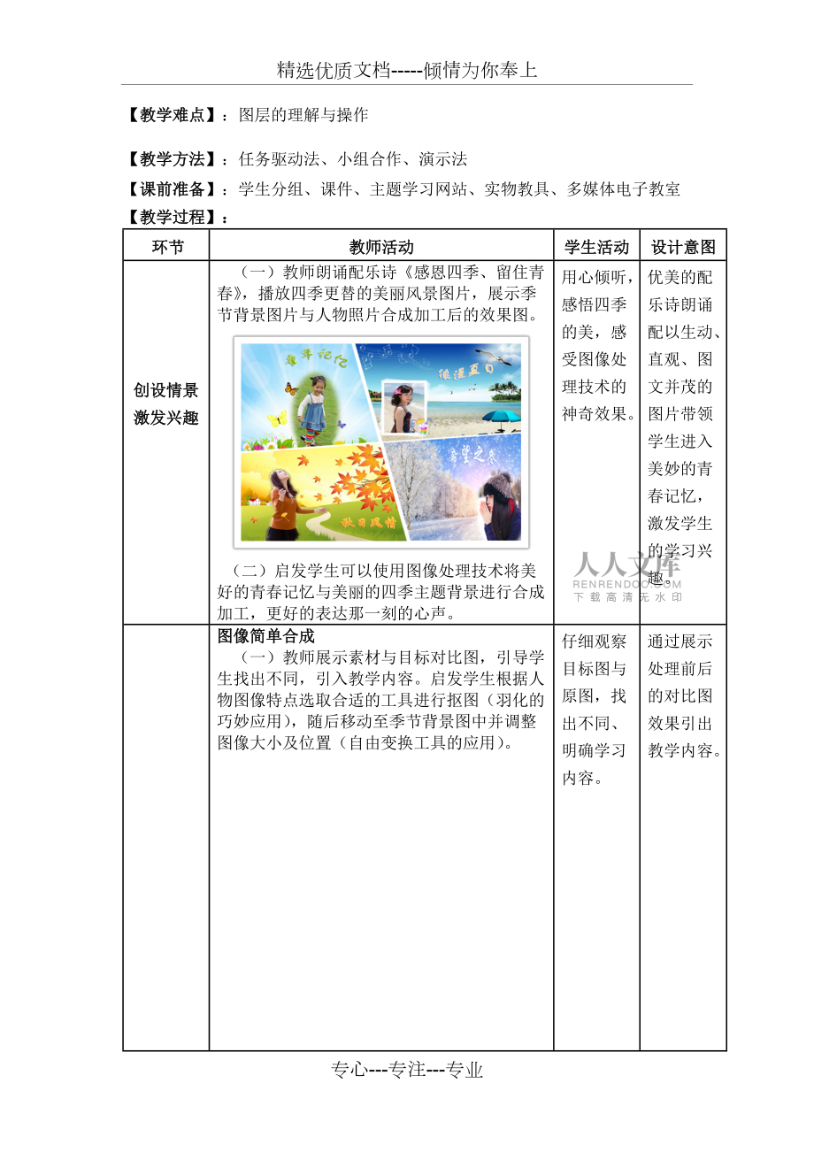 《圖形圖像合成加工》教學(xué)設(shè)計(共6頁)_第2頁