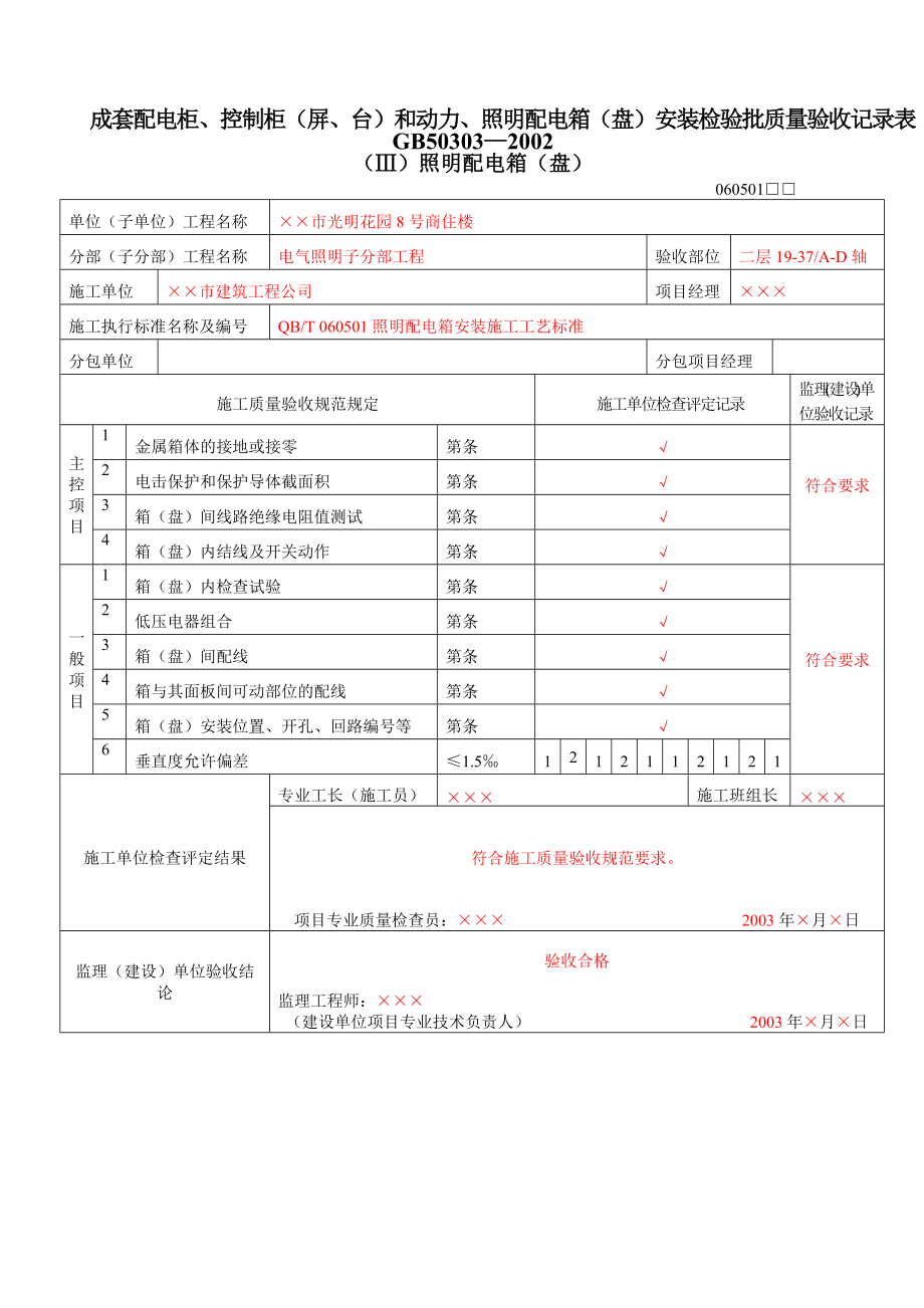 建筑電氣GB503032002工程質(zhì)量驗(yàn)收表_第4頁(yè)