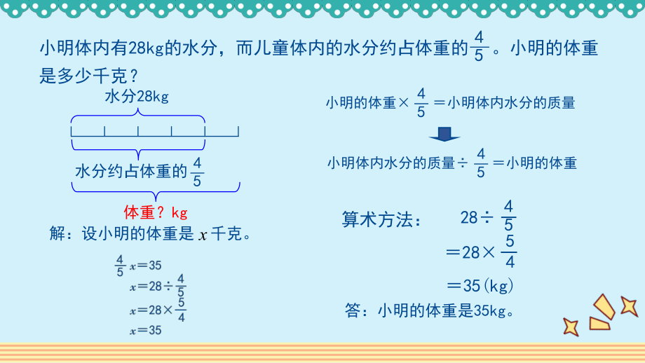 人教版2019学年小学数学六年级上册三_2_第4课时_《解决问题(一)》教学课件_第4页