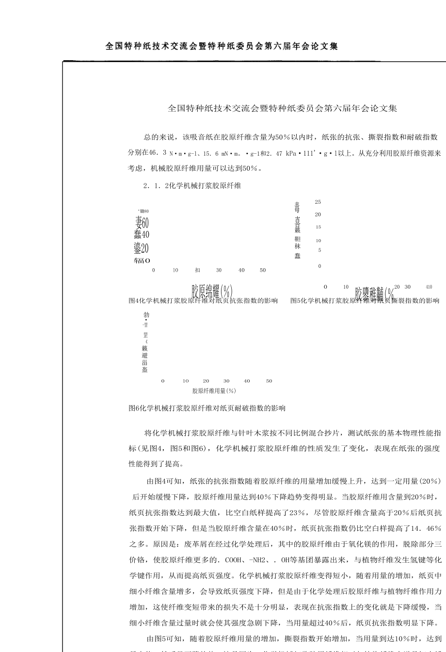 不同打浆方法下胶原纤维配抄吸音纸的研究_第4页