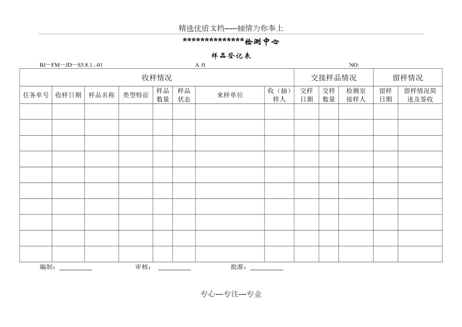 樣-品-流-轉(zhuǎn)-記-錄(任務(wù)單)(共3頁)_第1頁