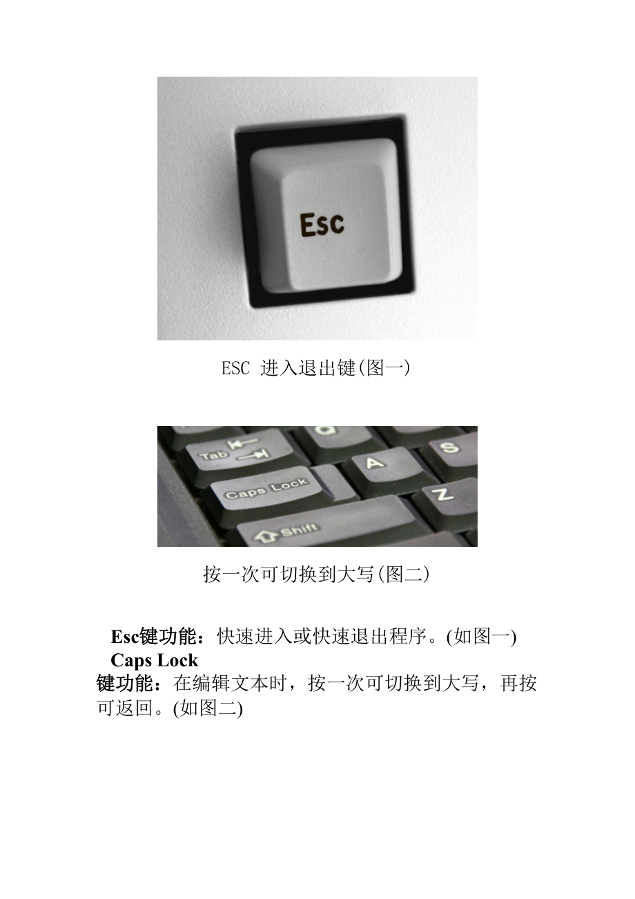 常用鍵盤上各個功能鍵的用途_第3頁