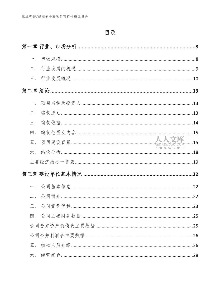 威海安全鞋項(xiàng)目可行性研究報(bào)告模板范本_第2頁