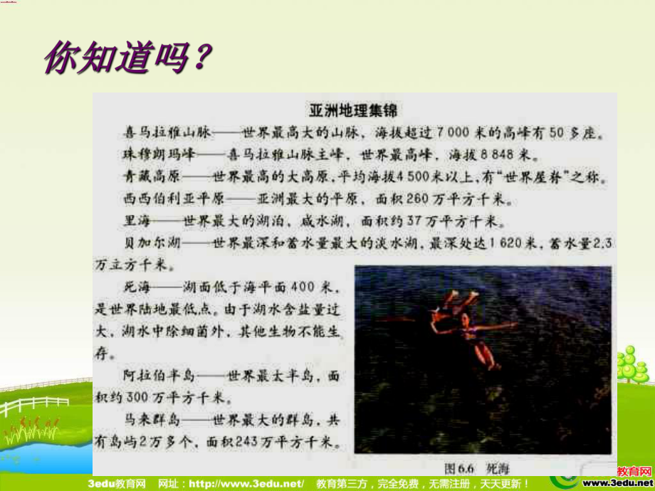 七年级地理亚洲的地形与河流_第5页