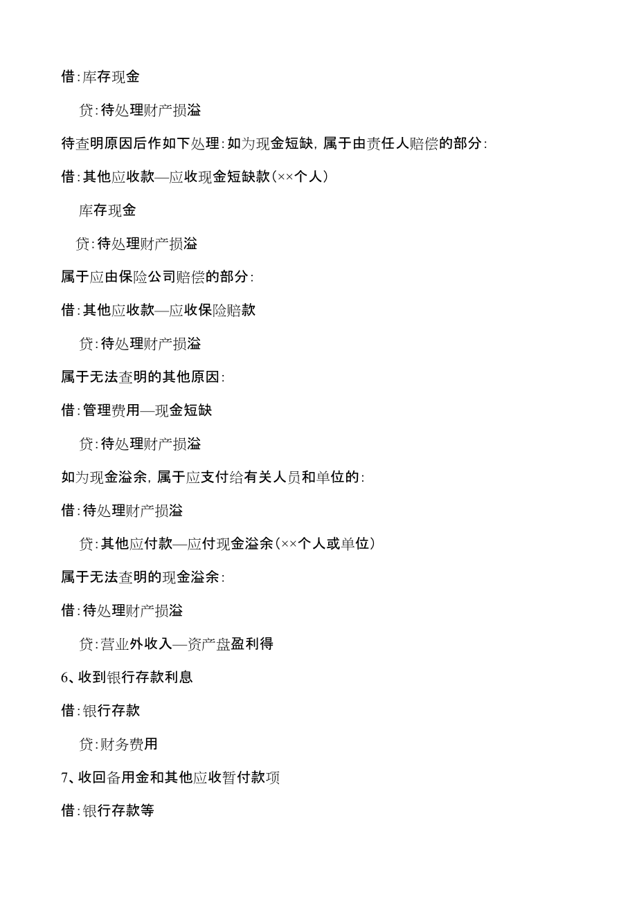 2011最新的会计分录大全1_第3页