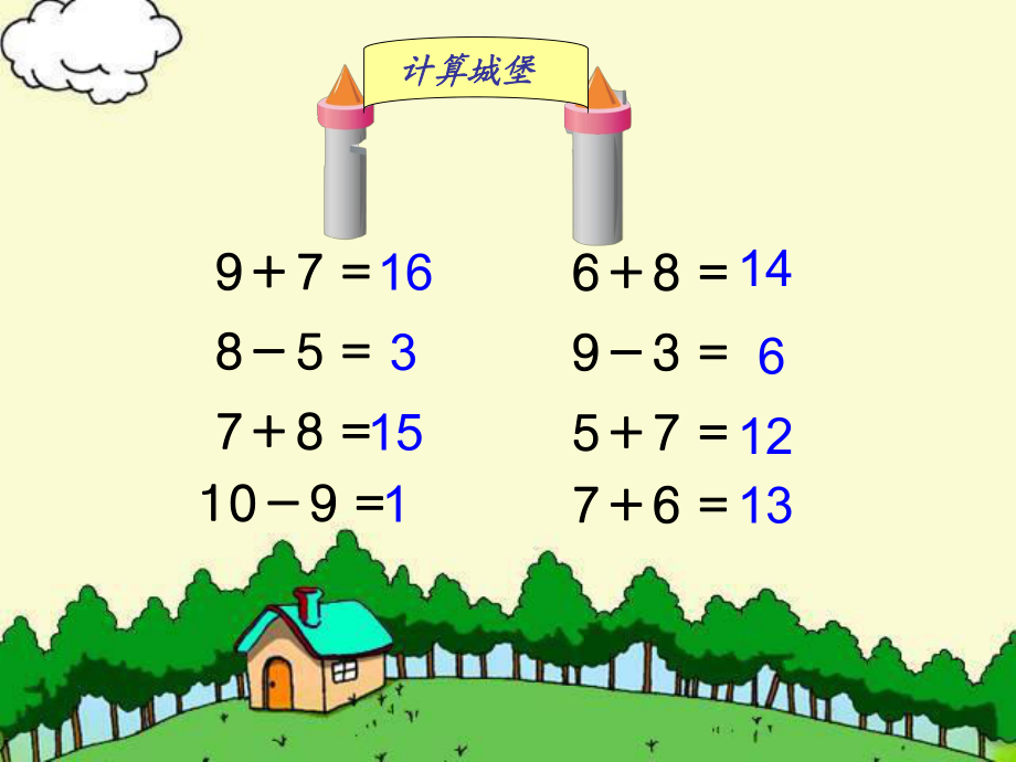 新苏教版一年级下册数学学下十几减9课件_第3页