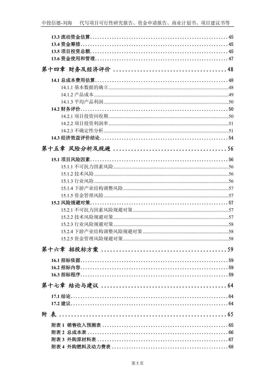 制酸系統(tǒng)節(jié)能項目資金申請報告寫作模板+定制代寫_第5頁