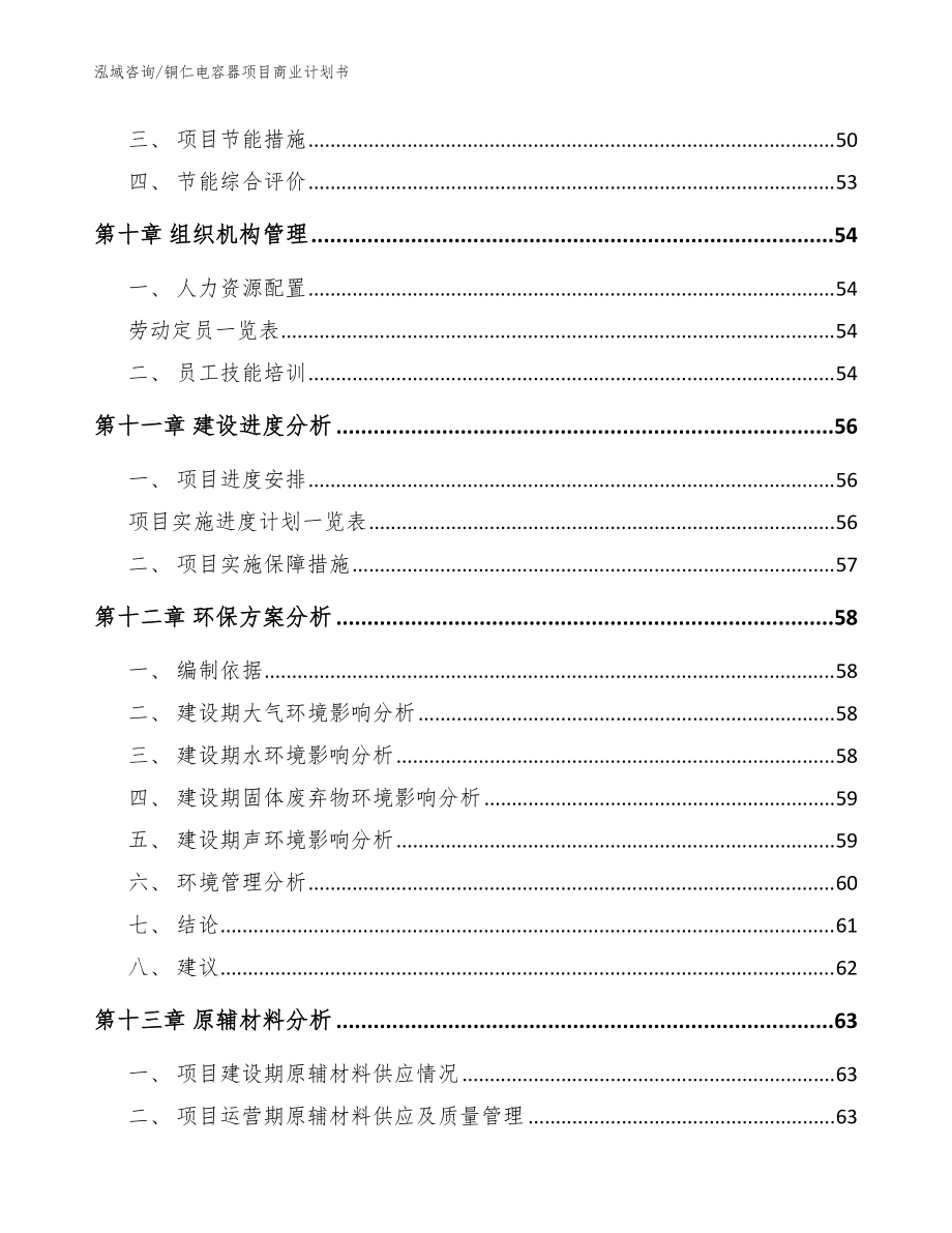 铜仁电容器项目商业计划书(参考模板)_第4页