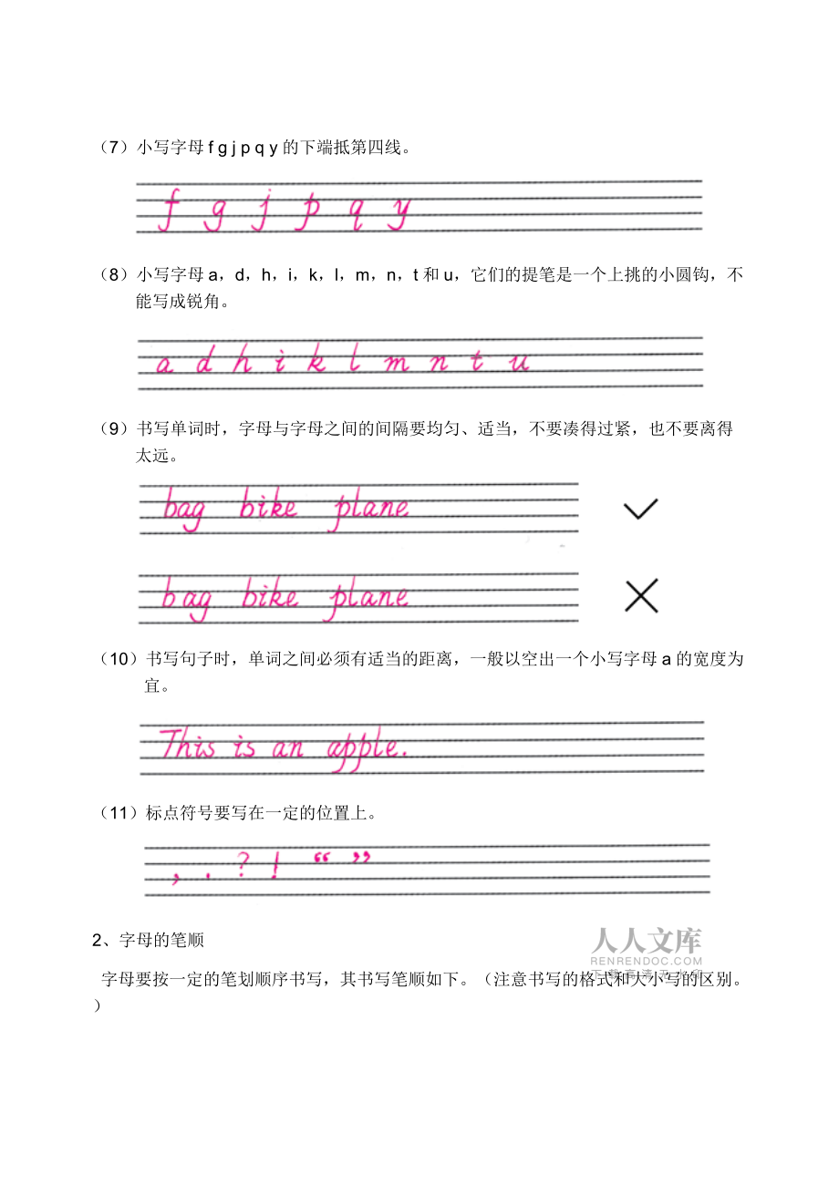 英文字母書(shū)寫(xiě)和音標(biāo)_第2頁(yè)