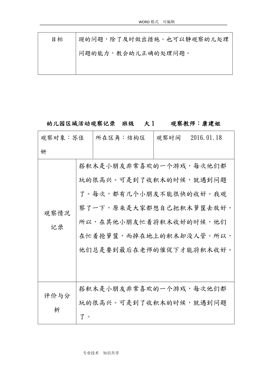 大班區域觀察記錄文本_第5頁