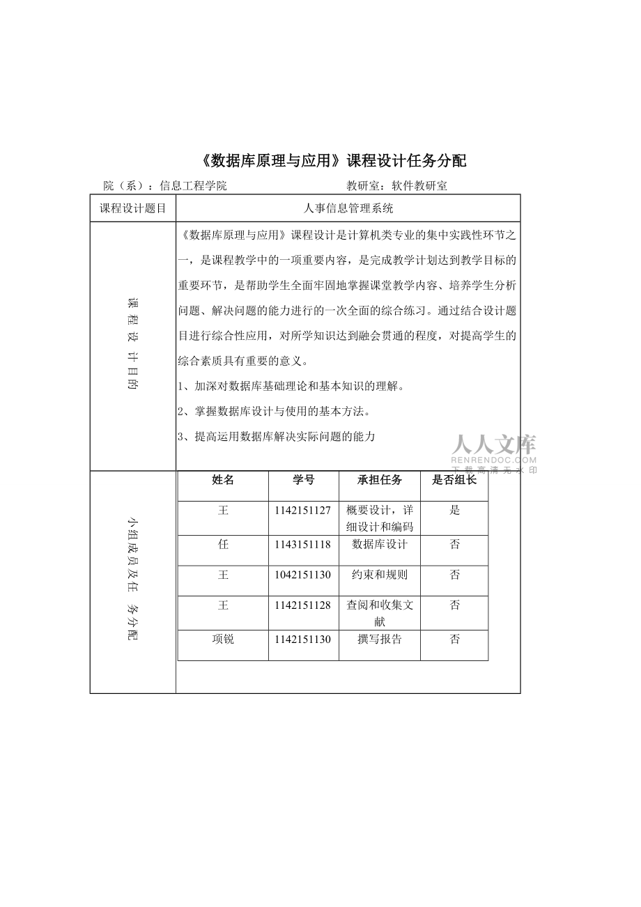 人事信息管理系統(tǒng)_第2頁