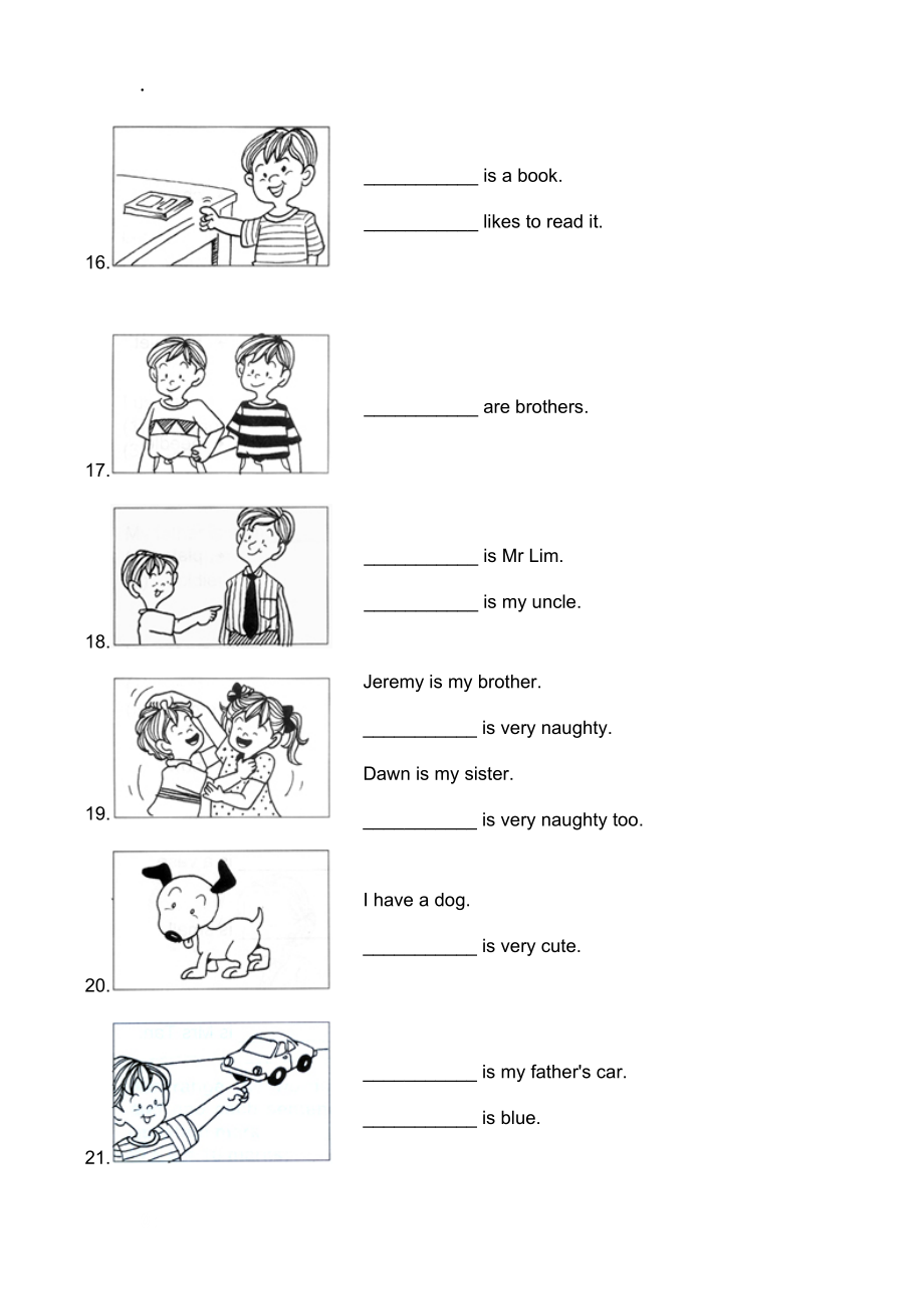 新加坡小学一kok电子竞技英语试卷PRACTICE 2_第4页