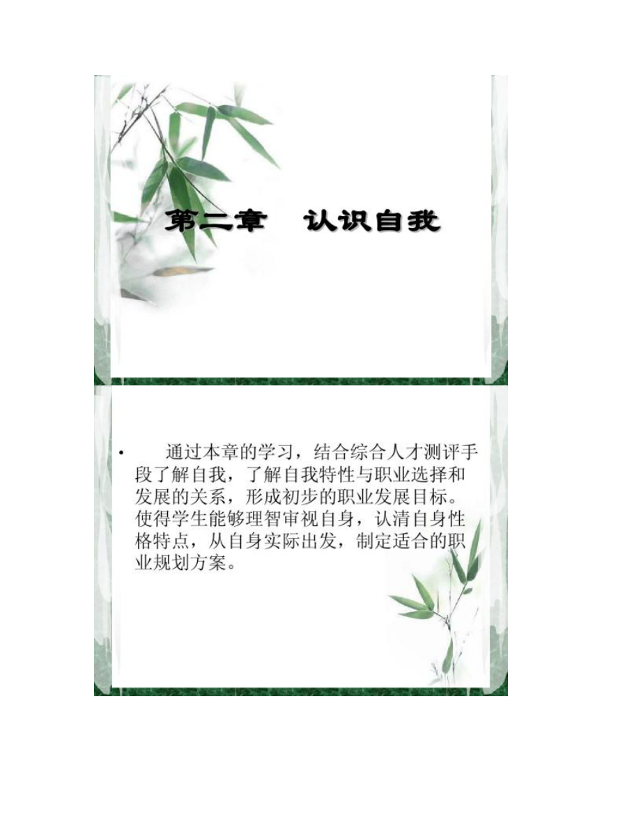 職業(yè)生涯規(guī)劃-認(rèn)識(shí)自我_第1頁