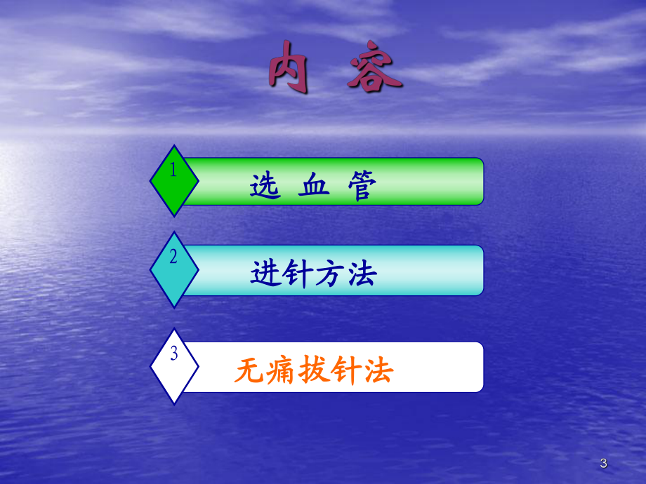 静脉输液一针见血的方法与技巧ppt课件_第3页