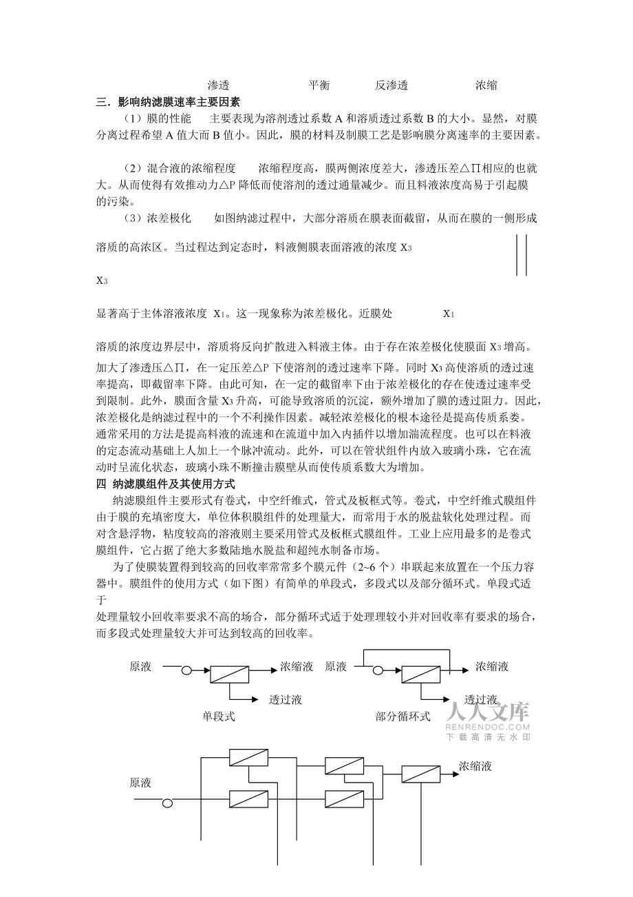 纳滤特性及分离过程_第2页