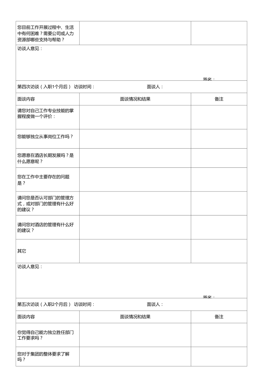 新員工面談記錄表_第3頁