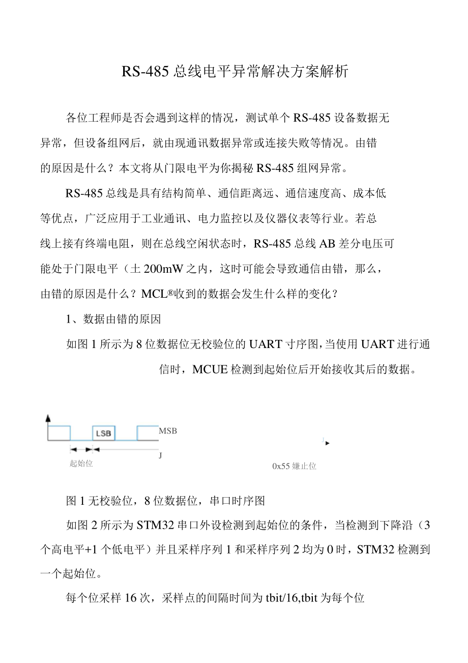 RS-485总线电平异常解决方案解析_第1页