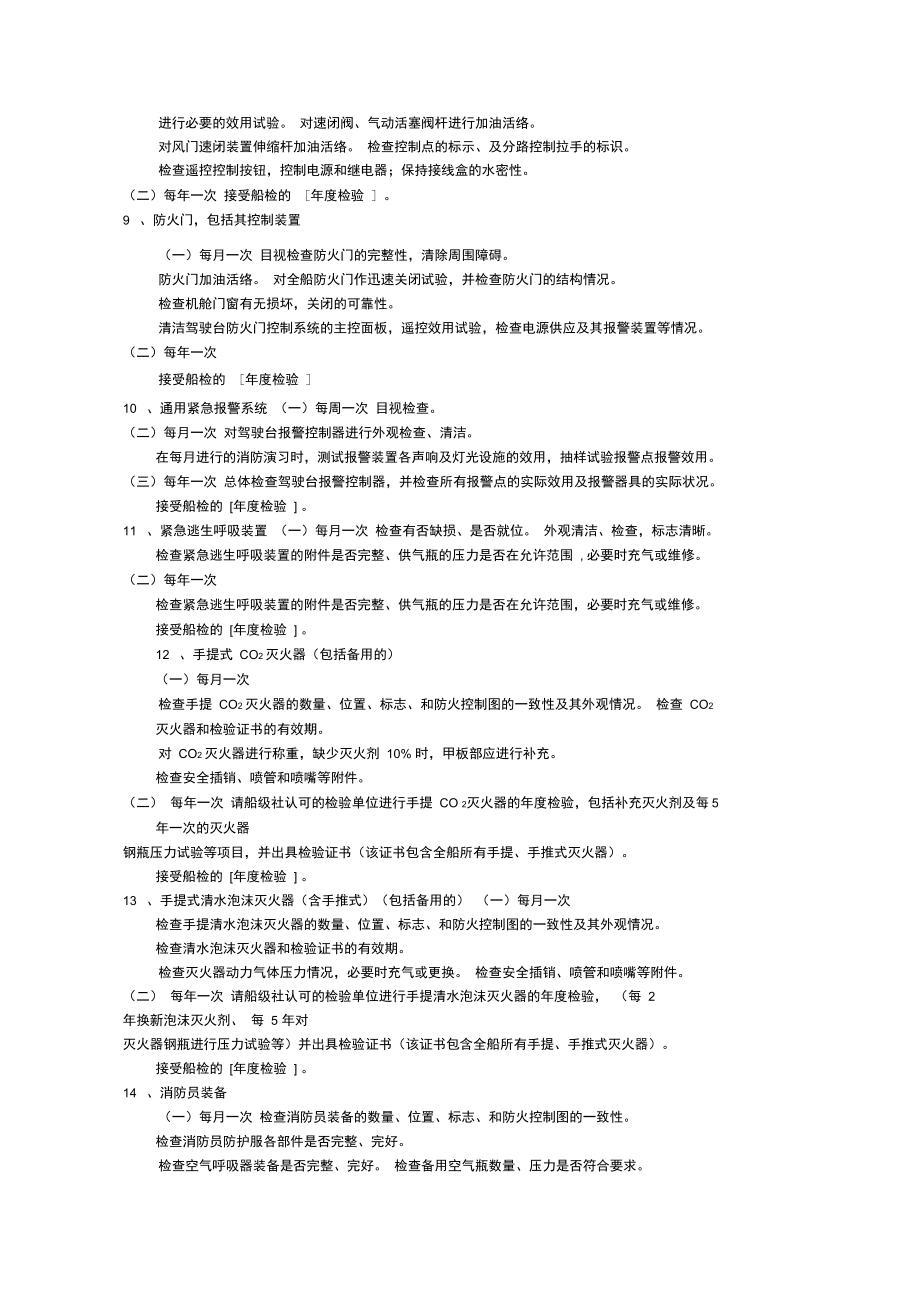 船舶消防救生安全設(shè)備維護(hù)保養(yǎng)手冊(cè)_第3頁(yè)