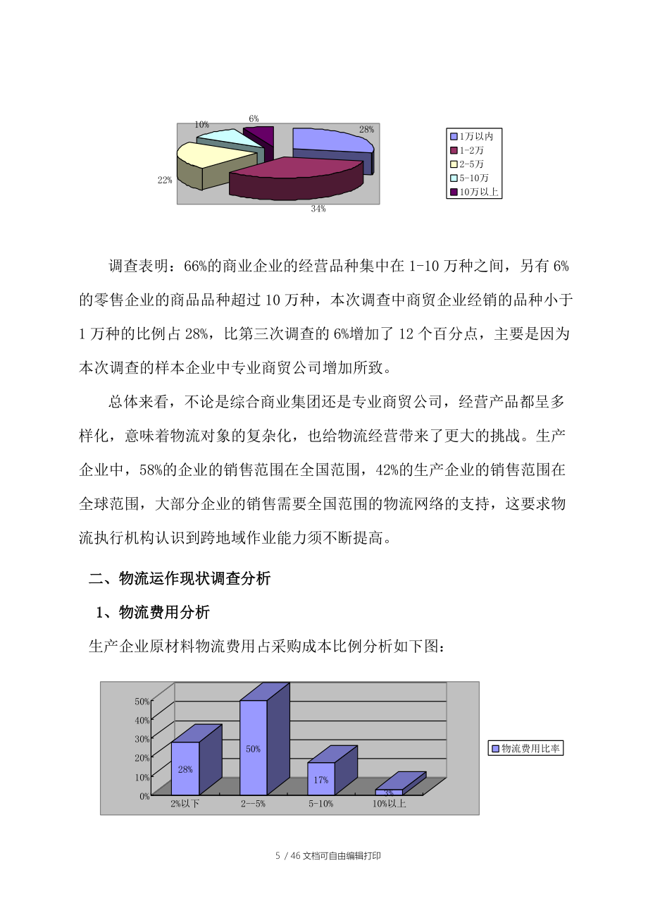 第四次中國物流市場供需狀況調查報告_第5頁