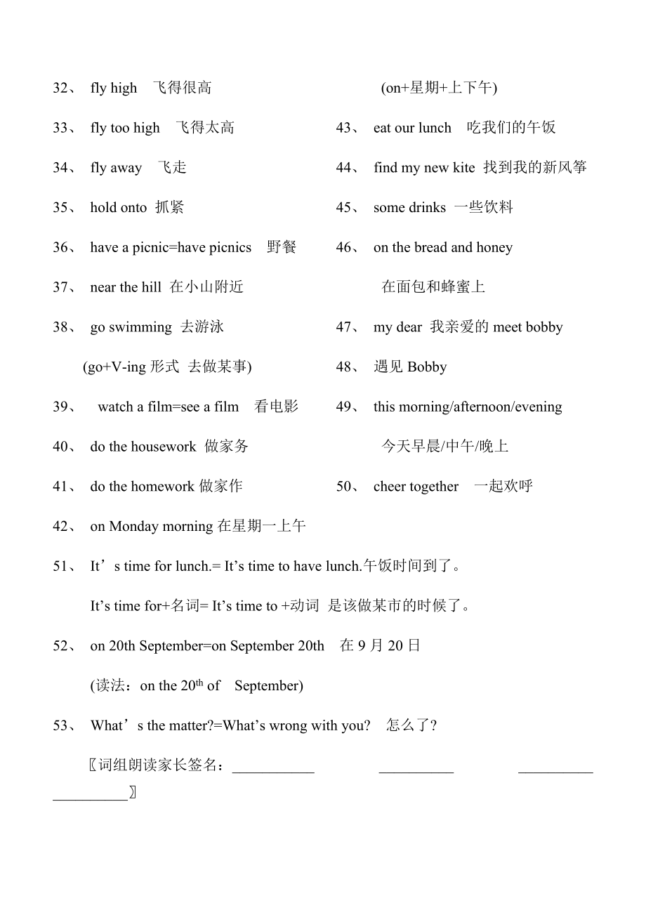 6A-unit2知識點歸納_第3頁