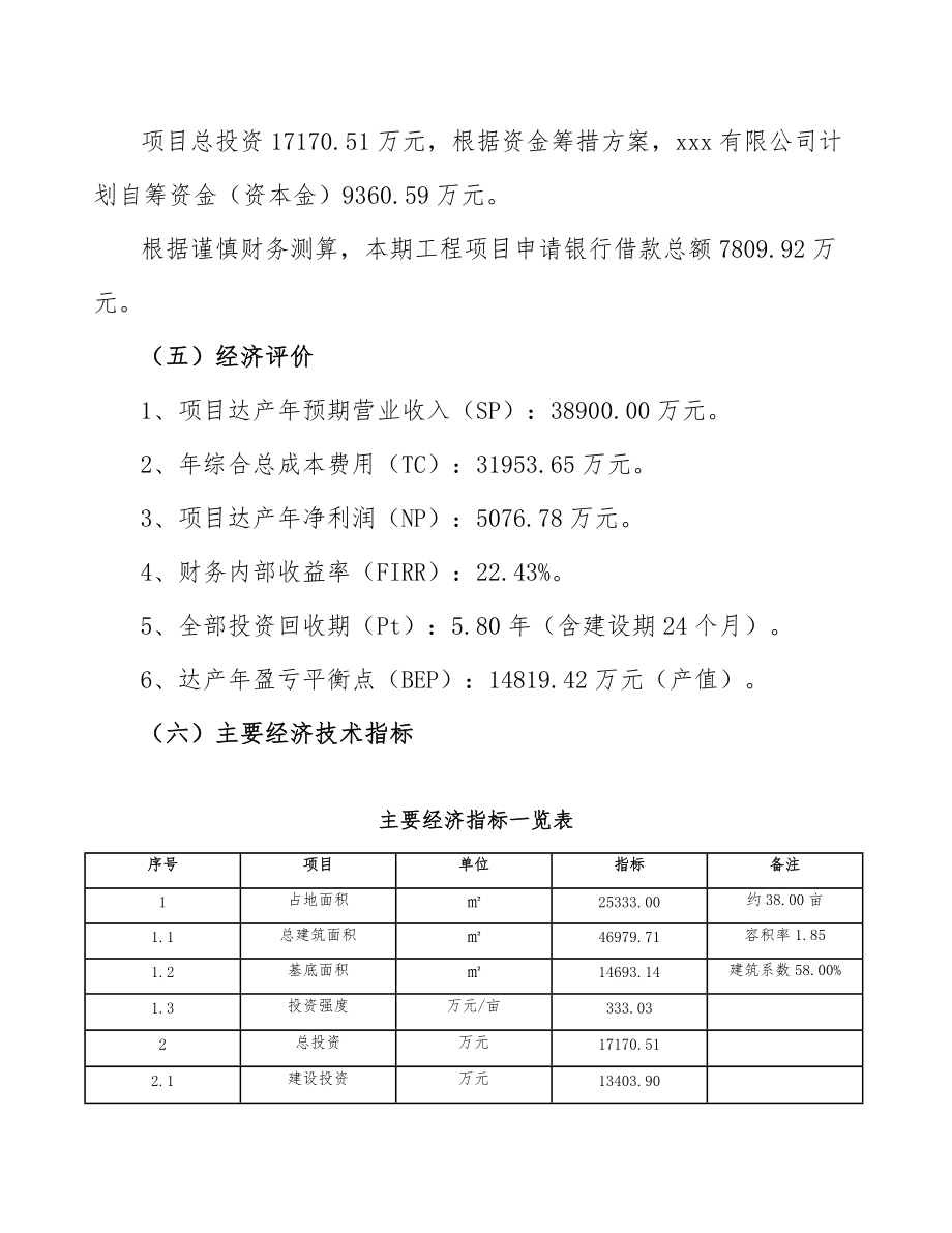 汽車芯片項目工程項目財務分析_第5頁