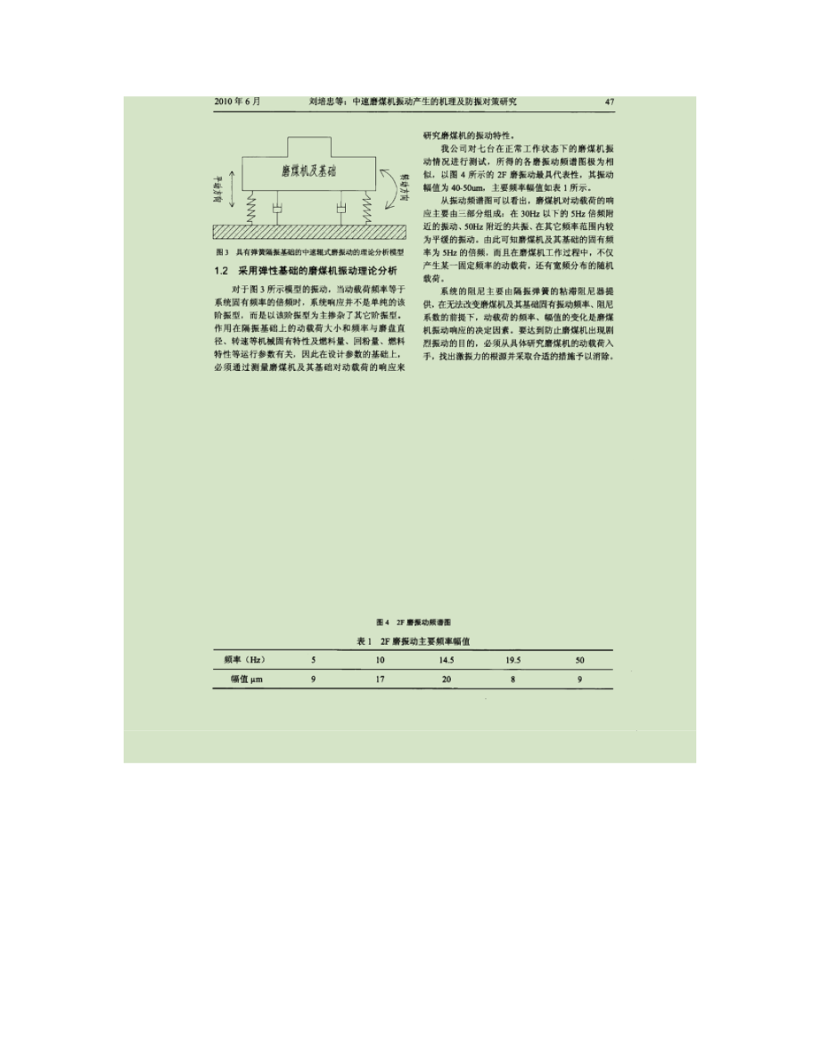 中速磨煤机振动产生的机理及防振对策研究_第4页