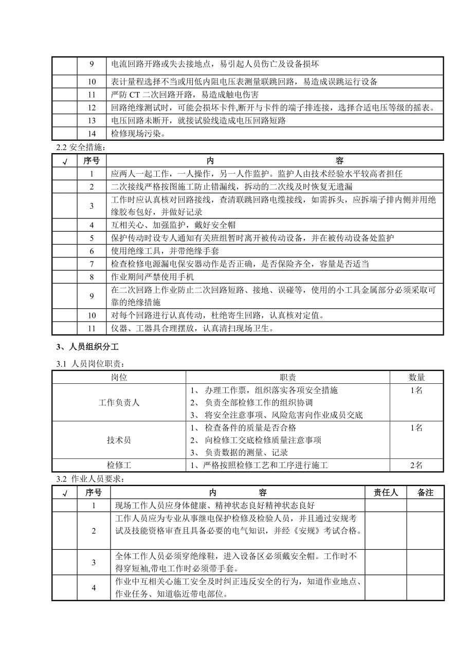 2發(fā)電機(jī)同期保護(hù)裝置檢修作業(yè)指導(dǎo)書解析_第4頁